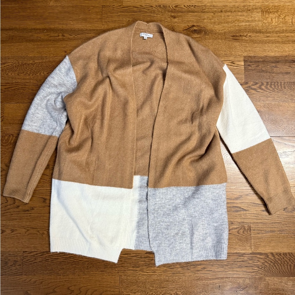 Colorblock Cardigan Sweater
